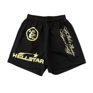 Stay stylish and comfortable with Hellstar Black Shorts. Perfect for any casual occasion, versatile and trendy.